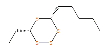 cis-4-Ethyl-6-pentyl-1,2,3,5-tetrathiane