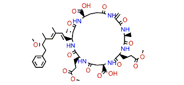 (D-Asp3,Dha7)-Microcystin-E(OMe)E(OMe)