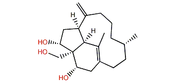 1(15),8(19)-Trinervitadiene-3a,5a,18-triol