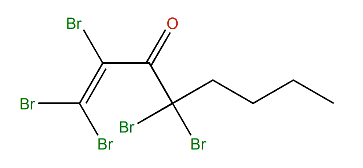 1,1,2,4,4-Pentabromo-1-octen-3-one