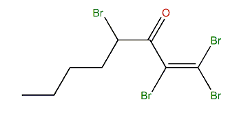 1,1,2,4-Tetrabromo-1-octen-3-one