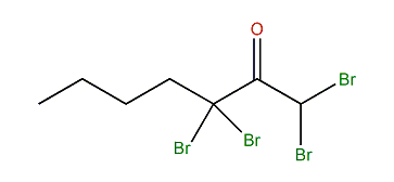 1,1,3,3-Tetrabromoheptan-2-one