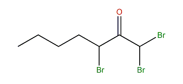 1,1,3-Tribromoheptan-2-one