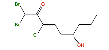(3Z,6S)-1,1-Dibromo-3-chloro-6-hydroxy-3-nonen-2-one