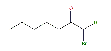 1,1-Dibromoheptan-2-one