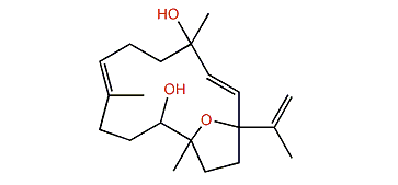 (2E,7E)-1,12-Epoxy-2,7,15-cembratriene-4,11-diol