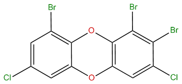 1,2,9-Tribromo-3,7-dichlorodibenzo-p-dioxin