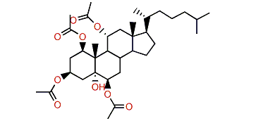 1,3,6,11-Tetraacetoxycholestan-1b,3b,5a,6b,11a-pentol
