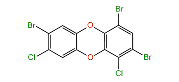 1,3,8-Tribromo-4,7-dichlorodibenzo-p-dioxin