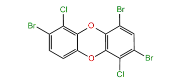 1,3,8-Tribromo-4,9-dichlorodibenzo-p-dioxin