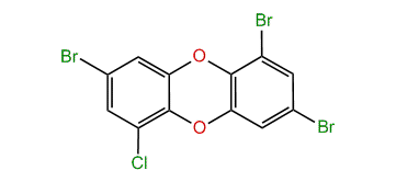 1,3,8-Tribromo-6-chlorodibenzo-p-dioxin
