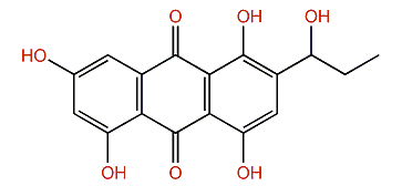 1,4,5,7-Tetrahydroxy-2-(1-hydroxypropyl)-9,10-anthraquinone
