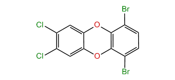 1,4-Dibromo-7,8-dichlorodibenzo-p-dioxin