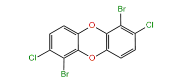 1,6-Dibromo-2,7-dichlorodibenzo-p-dioxin