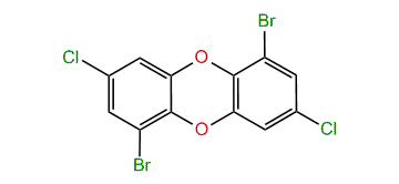 1,6-Dibromo-3,8-dichlorodibenzo-p-dioxin