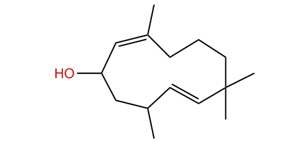 3,7,7,10-Tetramethyl-2,8-cycloundecadien-1-ol
