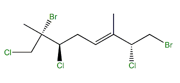 (3E,2R,6R,7S)-1,7-Dibromo-2,6,8-trichloro-3,7-dimethyl-3-octene