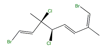 (1Z,3E,5R,6R,7E)-1,8-Dibromo-5,6-dichloro-2,6-dimethyl-1,3,7-octatriene