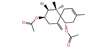 3,11-Diacetoxy-2-bromo-b-chamigrene