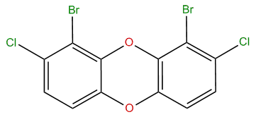 1,9-Dibromo-2,8-dichlorodibenzo-p-dioxin