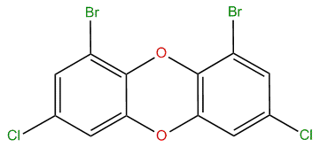 1,9-Dibromo-3,7-dichlorodibenzo-p-dioxin