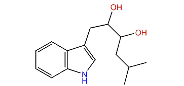 1-(1H-Indol-3-yl)-5-methylhexane-2,3-diol