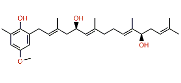 (2E,6E,10E)-1-(2-Hydroxy-5-methoxy-3-methylphenyl)-3,7,11,15-tetramethyl-2,6,10,14-hexadecatetraene-5,12-diol