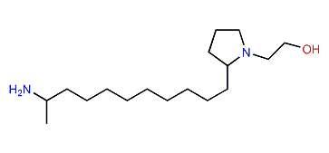 1-(2-Hydroxyethyl)-2-(10-aminoundecyl)-pyrrolidine