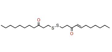 (E)-1-(3-Oxo-undecyl)-disulfanylundec-4-en-3-one