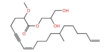 (Z,Z)-1-O-(2-Methoxy-12-methyl-7,17-octadecadien-5-ynoyl)-glycerol