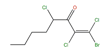 (Z)-1-Bromo-1,2,4-trichloro-1-octen-3-one