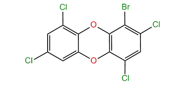 1-Bromo-2,4,7,9-tetrachlorodibenzo-p-dioxin