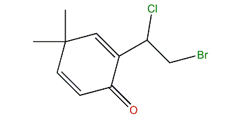 1-Bromo-2-chloroochtoda-3(8),5-dien-4-one