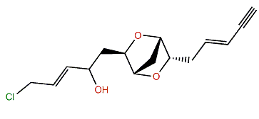 1-Chloro-6,9-7,10-diepoxy-2,12-pentadecadien-14-yn-4-ol
