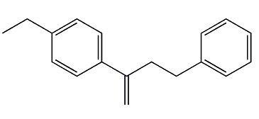 1-Ethyl-4-(4-phenylbut-1-en-2-yl)-benzene
