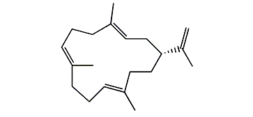 1-Isopropyl-4,8,12-trimethylcyclotetradeca-2,4,7,11-tetraene
