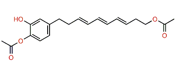 10-(1,3-Diacetoxyphenyl)-3,5,7-decatrien-1-ol