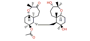 10-Acetoxy-15,21-dideacetyl-4-oxo-28-hydroraspacionin