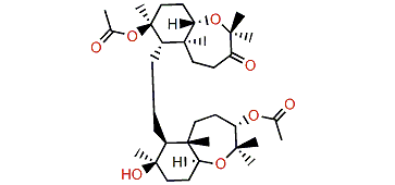10-Acetoxy-15-deacetyl-4-oxo-28-hydroraspacionin