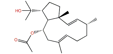 10-Acetoxy-18-hydroxy-2,7-dolabelladiene