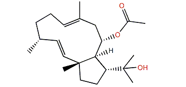 10-Acetoxy-2,7-dolabelladien-18-ol
