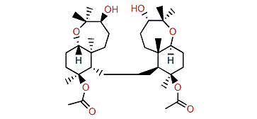 10-Acetoxy-21-deacetyl-28-hydroraspacionin