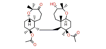10-Acetoxy-21-deacetyl-4-oxo-28-hydroraspacionin