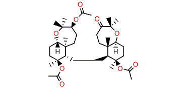 10-Acetoxy-4-acetyl-21-oxo-28-hydroraspacionin