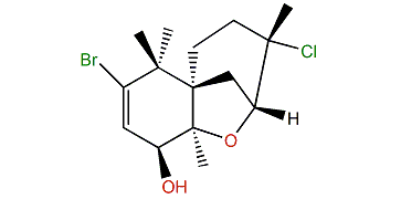 10-Bromo-3-chloro-2,7-epoxy-9-chamigren-8b-ol