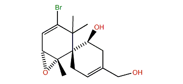 10-Bromo-7,8-epoxy-2,9-chamigradien-5,15-diol