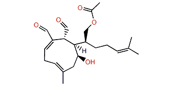 (1E,4S,6E,10S)-17-Acetoxy-4-hydroxy-1,6,13-xenicatriene-18,19-dial