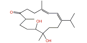 11,12-Dihydroxy-1,3-cembradien-7-one