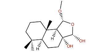 11,12-Epoxy-11-methoxy-8,12-drimanediol