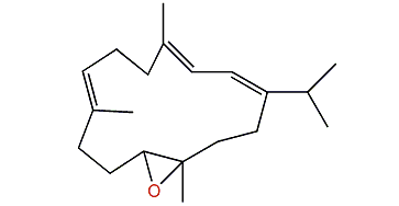 (1E,3E,7E)-11,12-Epoxy-1,3,7-cembratriene